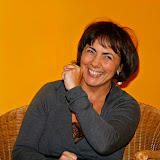 Margherita Antonelli in un’espressione spiritosa.